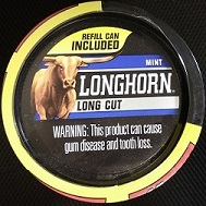 LONGHORN LONG CUT MINT TUB 14.4 OZ 